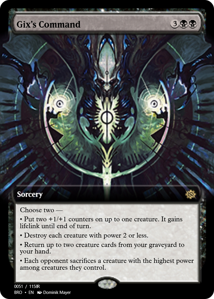 Gix's Command (PRM-105710) - Magic Online Promos Foil