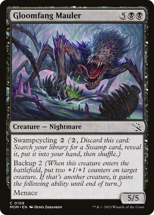 Gloomfang Mauler (MOM-108) - March of the Machine Foil