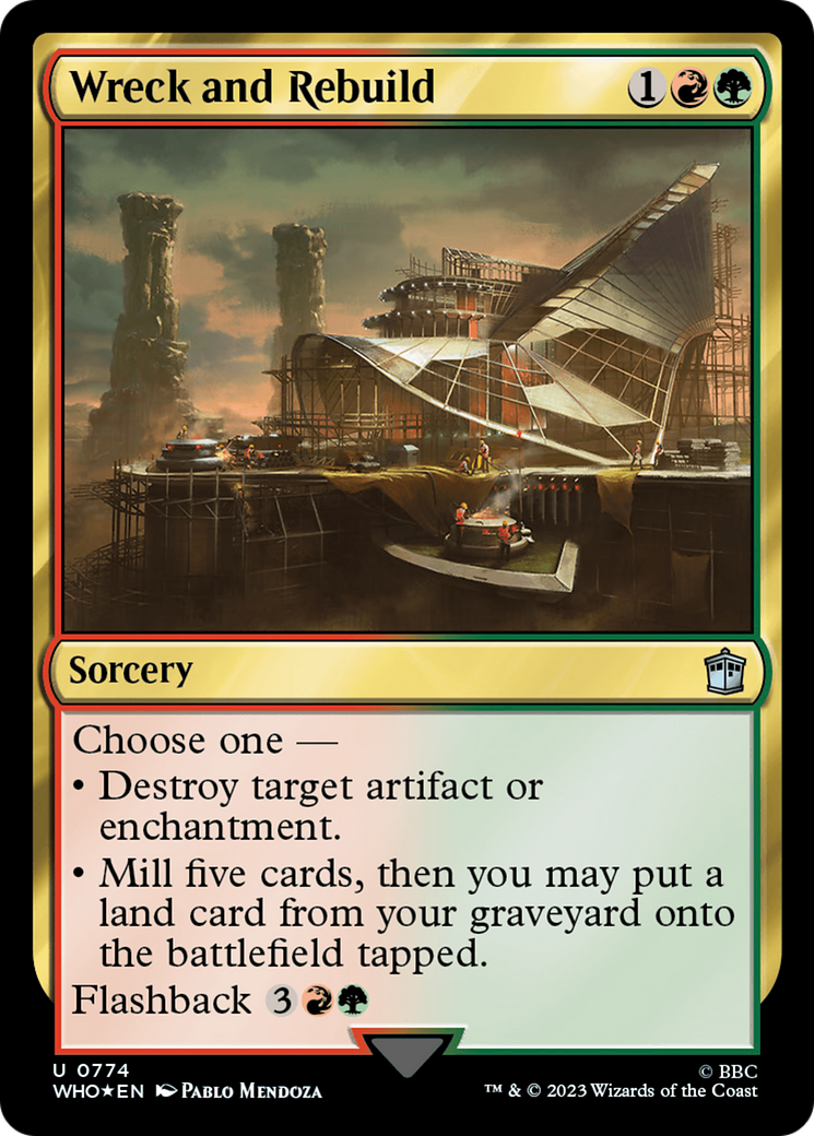 Wreck and Rebuild (WHO-774) - Doctor Who Foil