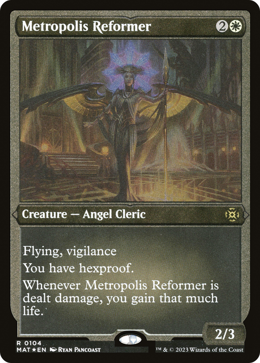 Metropolis Reformer (MAT-104) - March of the Machine: The Aftermath Etched Foil