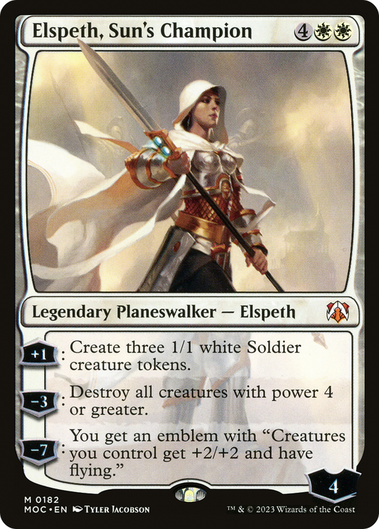 Elspeth, Sun's Champion (MOC-182) - March of the Machine Commander
