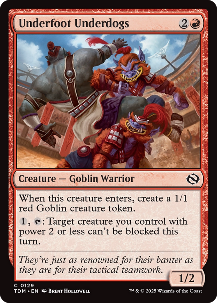 Underfoot Underdogs (TDM-129) - Tarkir: Dragonstorm