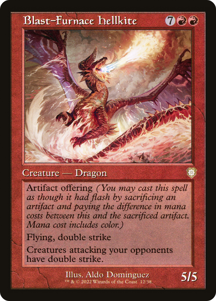 Blast-Furnace Hellkite (BRC-012) - The Brothers' War Commander