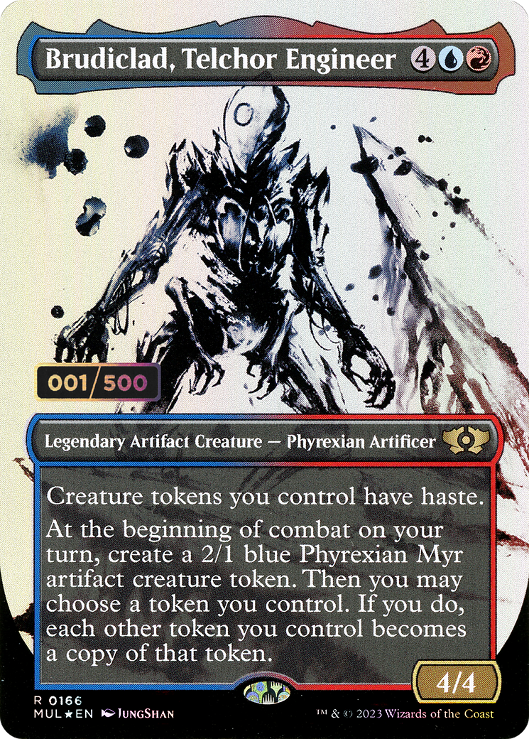 Brudiclad, Telchor Engineer (MUL-166) - Multiverse Legends: (Showcase) (Borderless) Foil