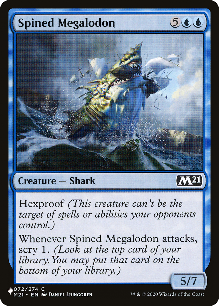 Spined Megalodon (LIST-072/274) - The List