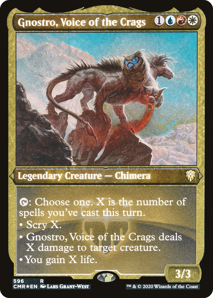 Gnostro, Voice of the Crags (CMR-596) - Commander Legends Foil