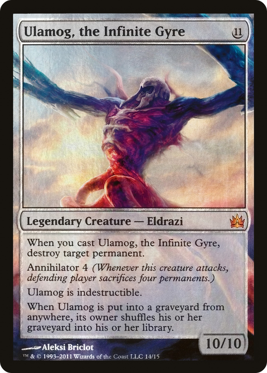 Ulamog, the Infinite Gyre (V11-) - From the Vault: Legends Foil