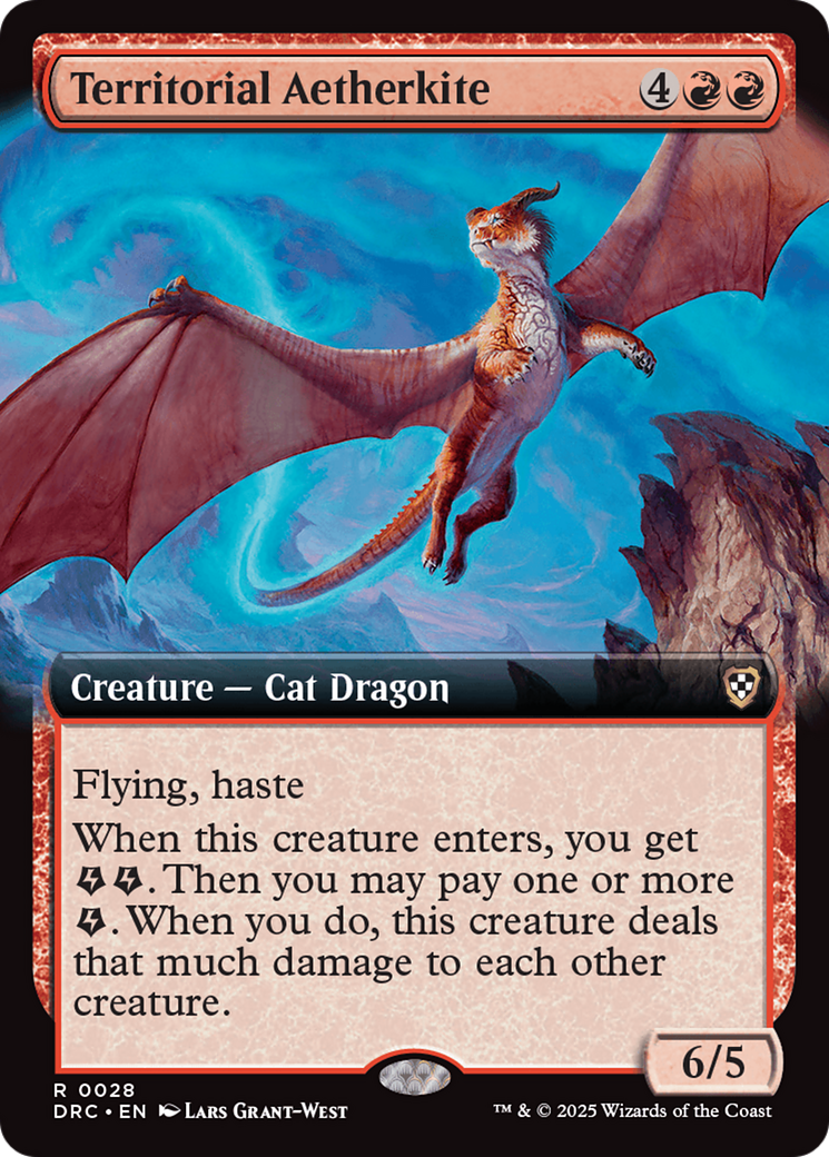 Territorial Aetherkite (DRC-028) - Commander: Aetherdrift: (Extended Art)