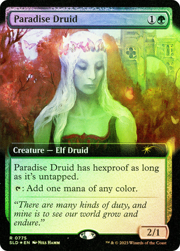 Paradise Druid (SLD-775) - Secret Lair Drop: (Extended Art) Foil