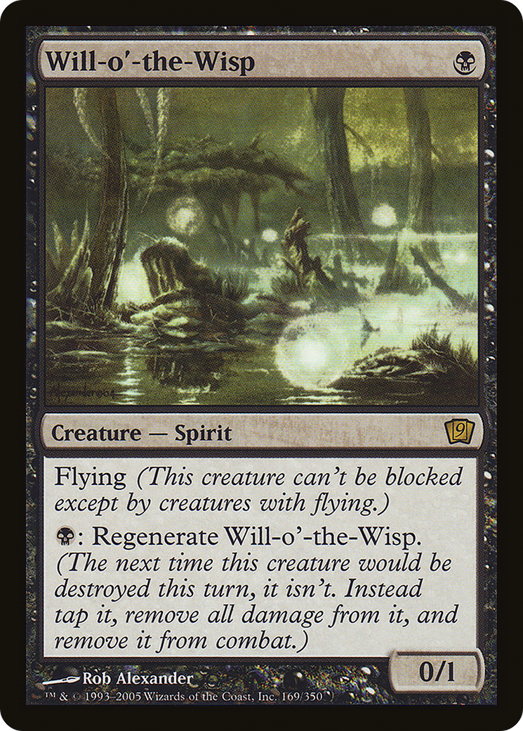 Will-o'-the-Wisp (9ED-169★) - Ninth Edition Foil