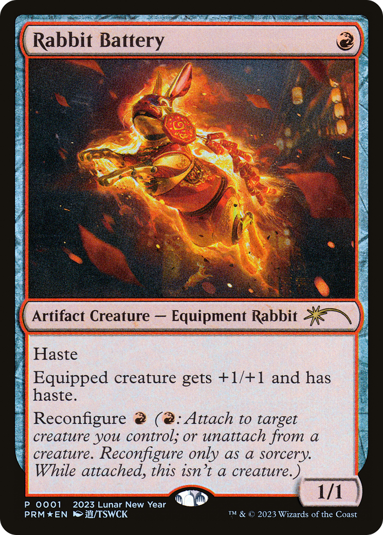 Rabbit Battery (UMP-001) - Year of the Rabbit 2023 Foil