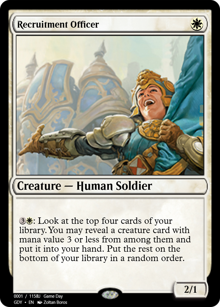 Recruitment Officer (PRM-105614) - Magic Online Promos Foil