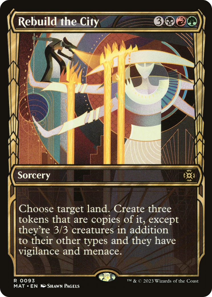 Rebuild the City (MAT-093) - March of the Machine: The Aftermath: (Showcase) Foil
