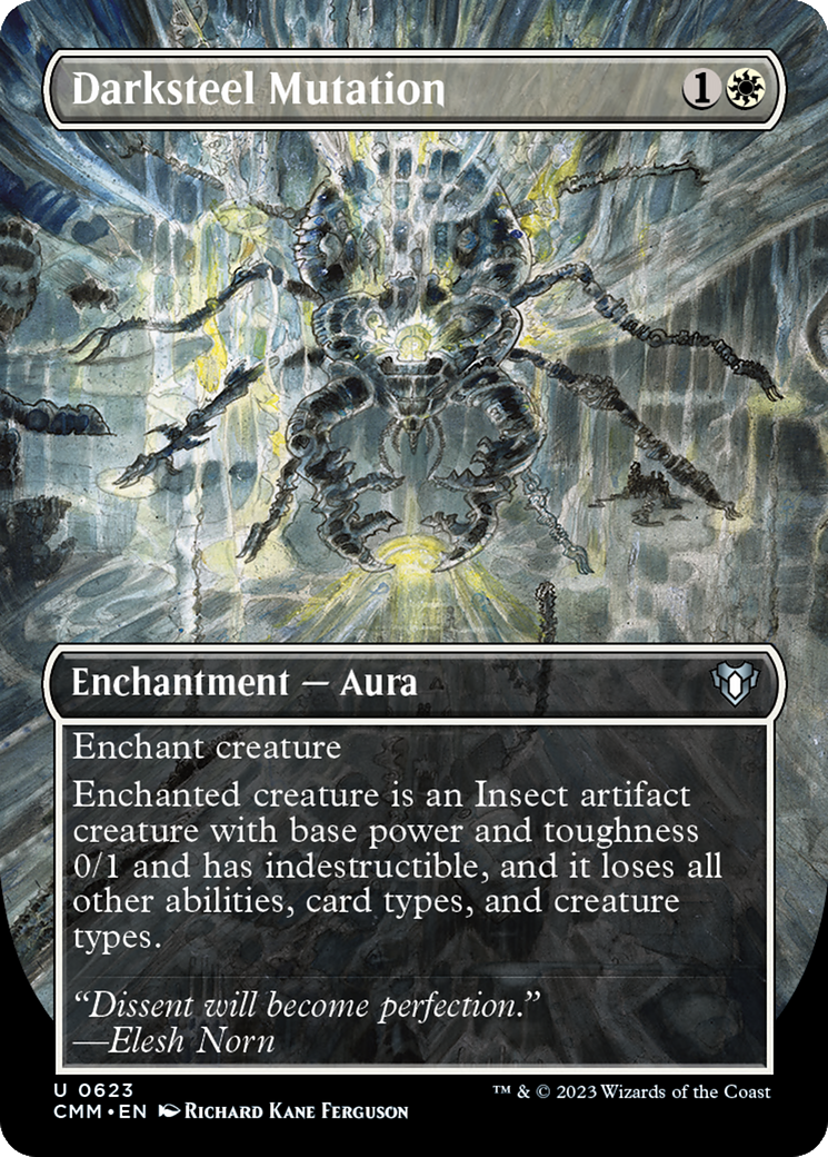 Darksteel Mutation (CMM-623) - Commander Masters (Borderless)