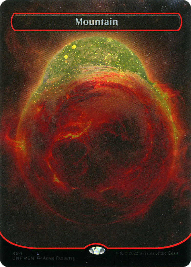 Mountain (UNF-494) - Unfinity (Borderless) Foil