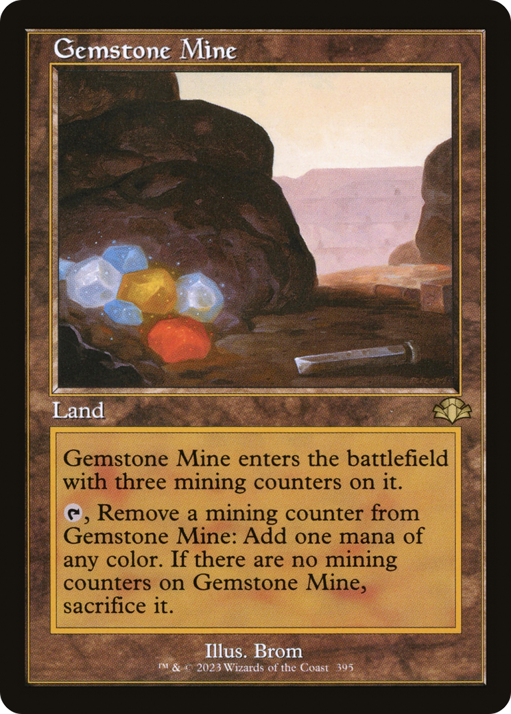 Gemstone Mine (DMR-395) - Dominaria Remastered