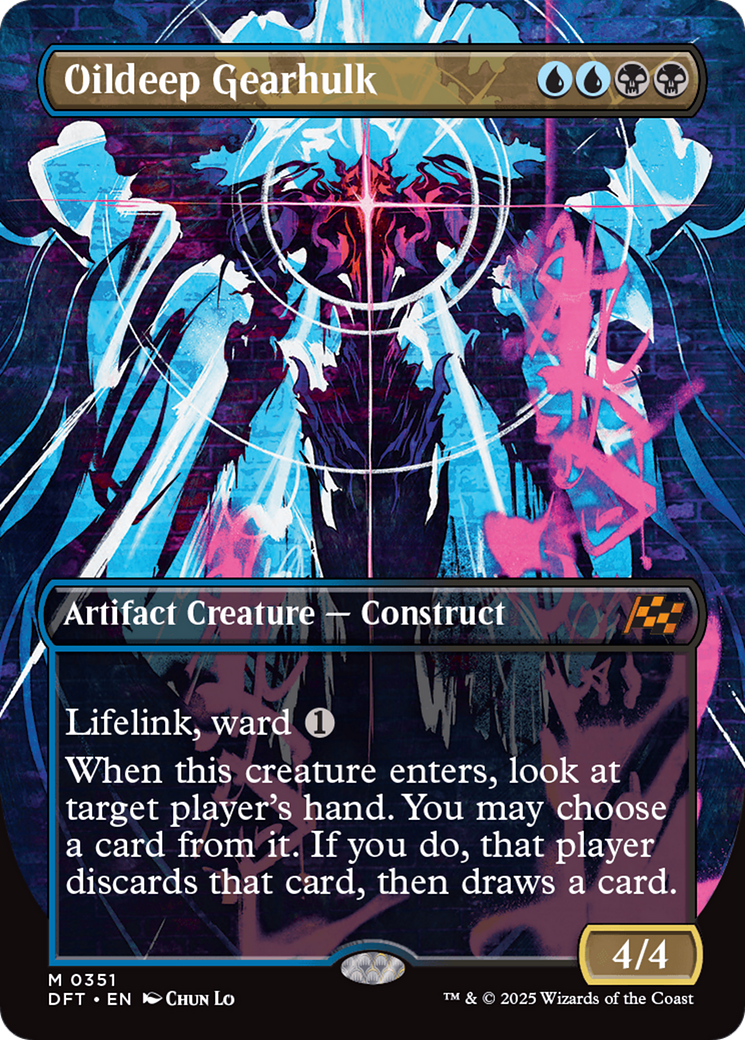 Oildeep Gearhulk (DFT-351) - Aetherdrift (Borderless) Foil
