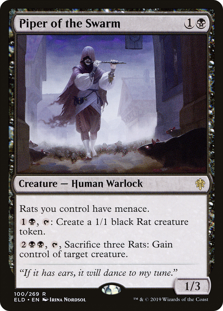 Piper of the Swarm (ELD-100) - Throne of Eldraine