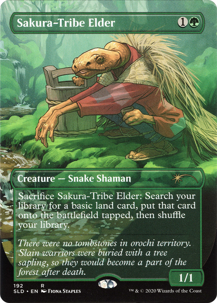 Sakura-Tribe Elder (192) (SLD-192) - Secret Lair Drop (Borderless) Foil