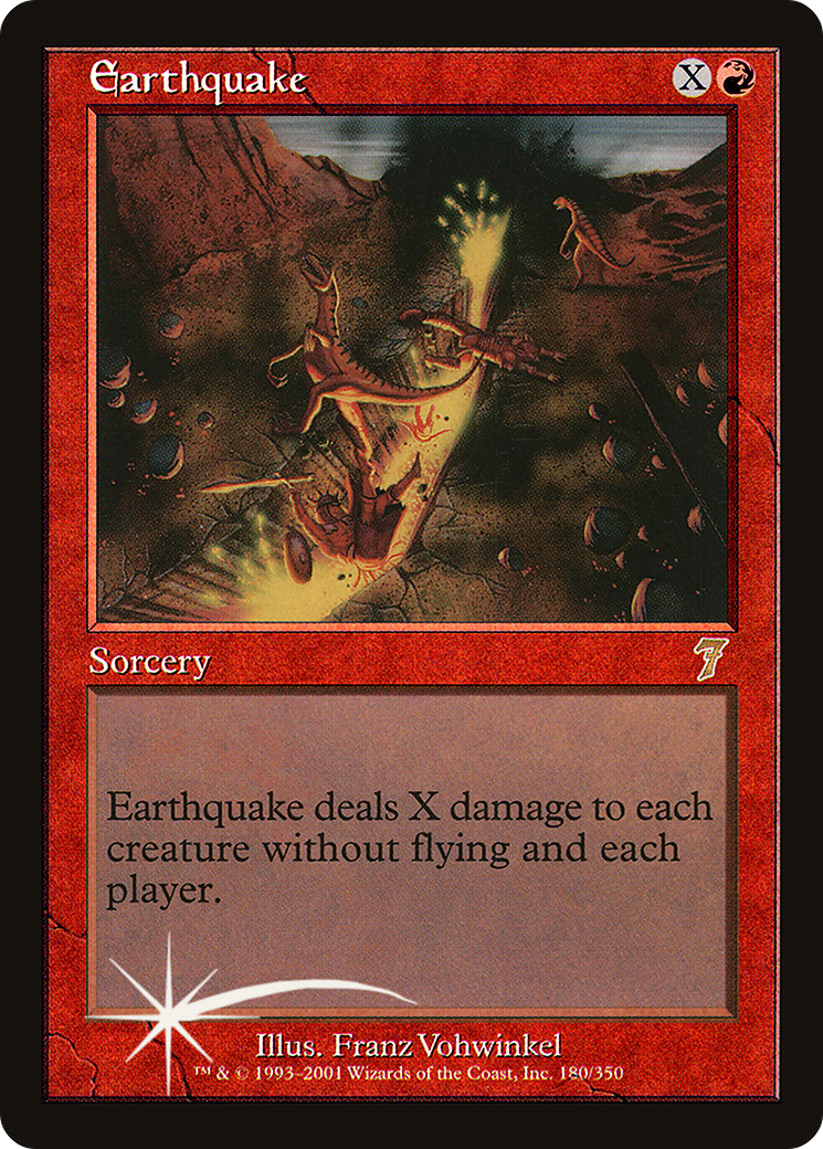 Earthquake (7ED-180★) - Seventh Edition Foil