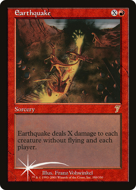 Earthquake (7ED-180★) - Seventh Edition Foil