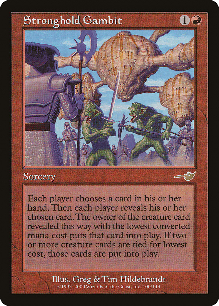 Stronghold Gambit (NMS-100) - Nemesis Foil