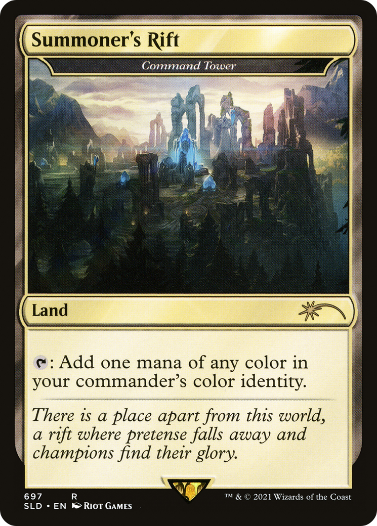Command Tower (SLD-697) - Secret Lair Drop / Summoner's Rift Foil