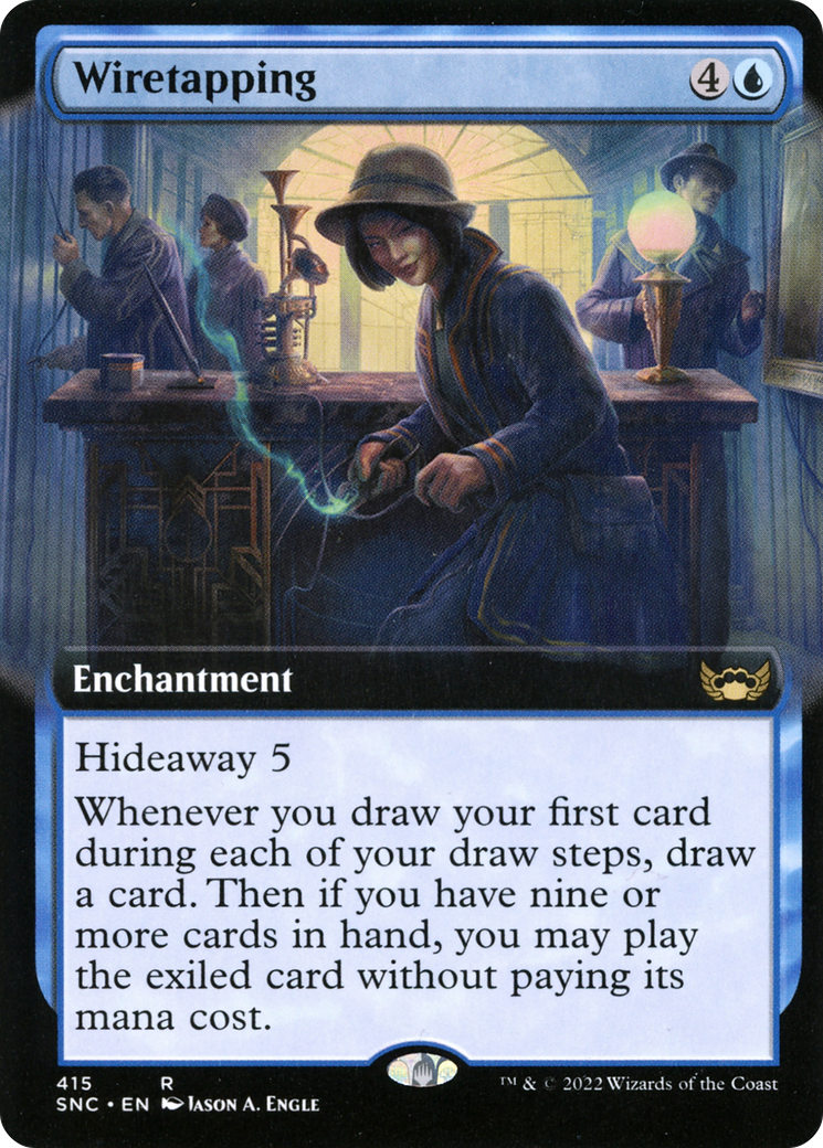Wiretapping (SNC-415) - Streets of New Capenna: (Extended Art)