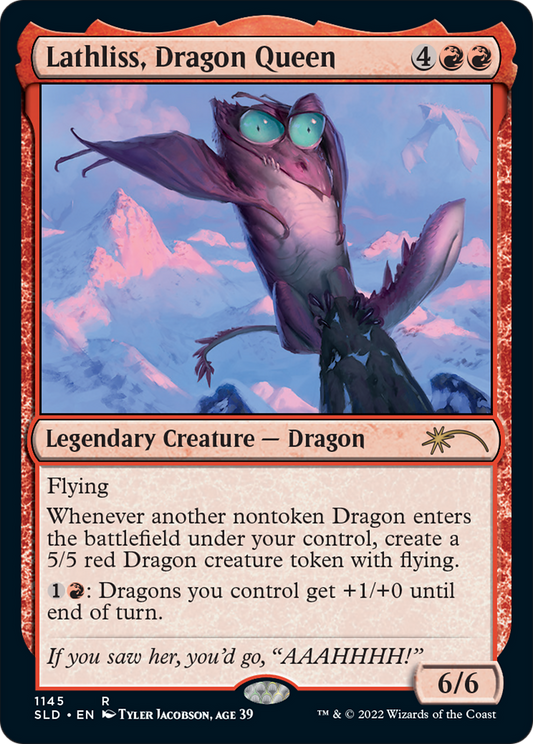 Lathliss, Dragon Queen (SLD-1145) - Secret Lair Drop Foil
