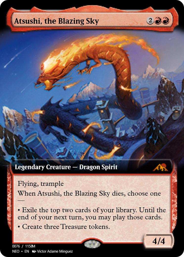 Atsushi, the Blazing Sky (PRM-98015) - Magic Online Promos Foil