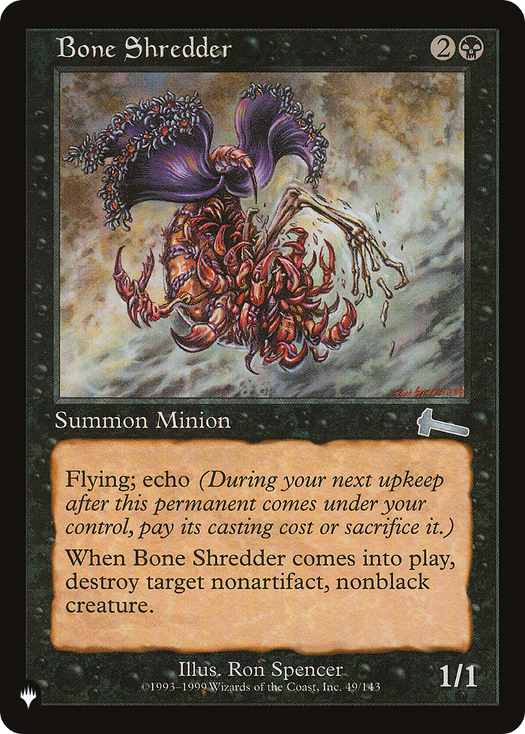 Bone Shredder (LIST-49/143) - The List