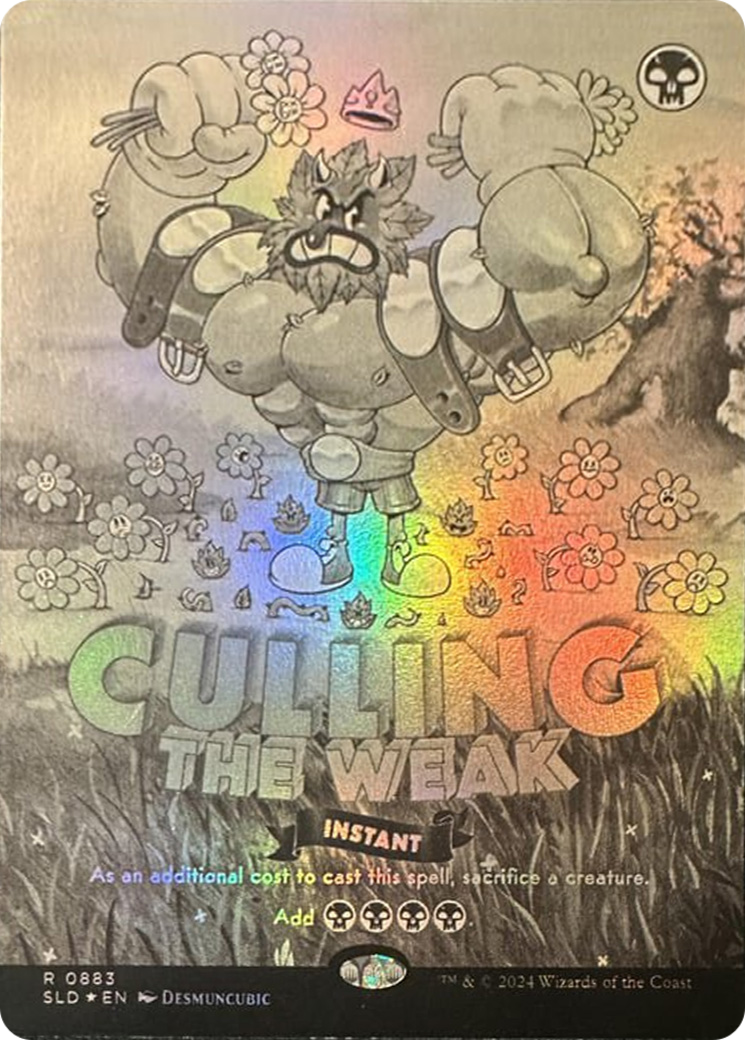 Culling the Weak (SLD-883) - Secret Lair Drop (Borderless) Foil