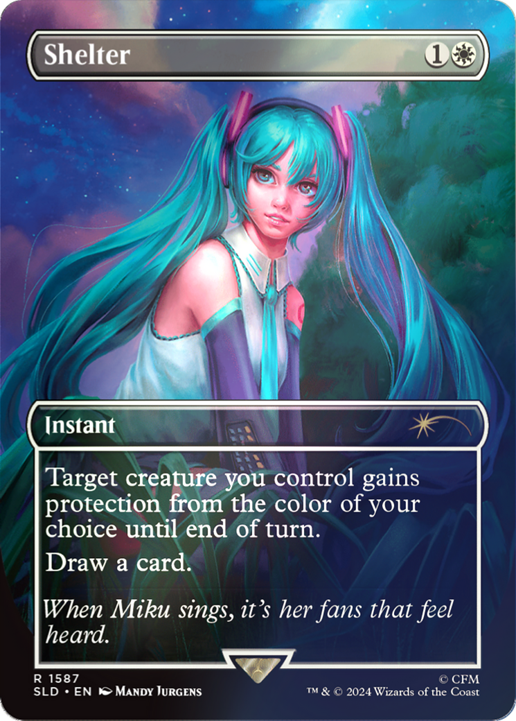 Shelter (SLD-1587) - Secret Lair Drop (Borderless) Foil