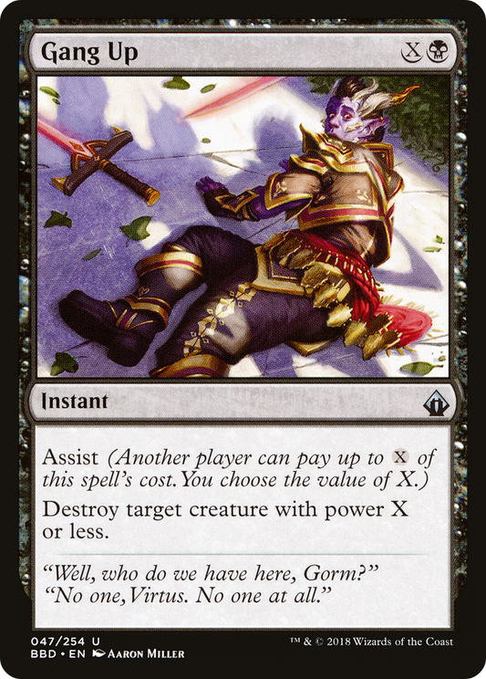 Gang Up (BBD-047) - Battlebond Foil
