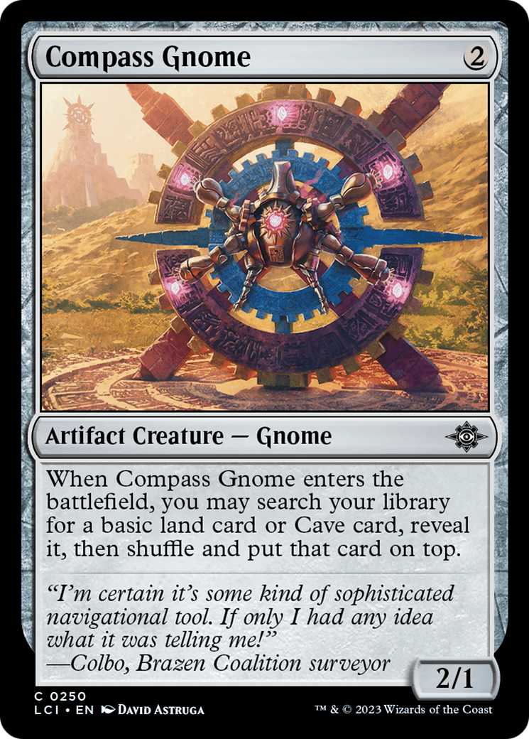 Compass Gnome (LCI-250) - The Lost Caverns of Ixalan Foil