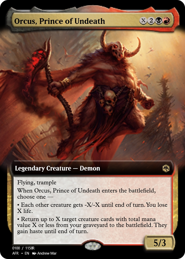 Orcus, Prince of Undeath (PRM-92816) - Magic Online Promos