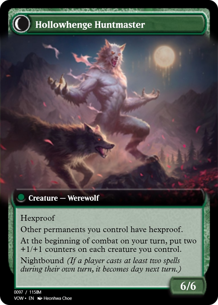 Avabruck Caretaker // Hollowhenge Huntmaster (PRM-95433) - Magic Online Promos