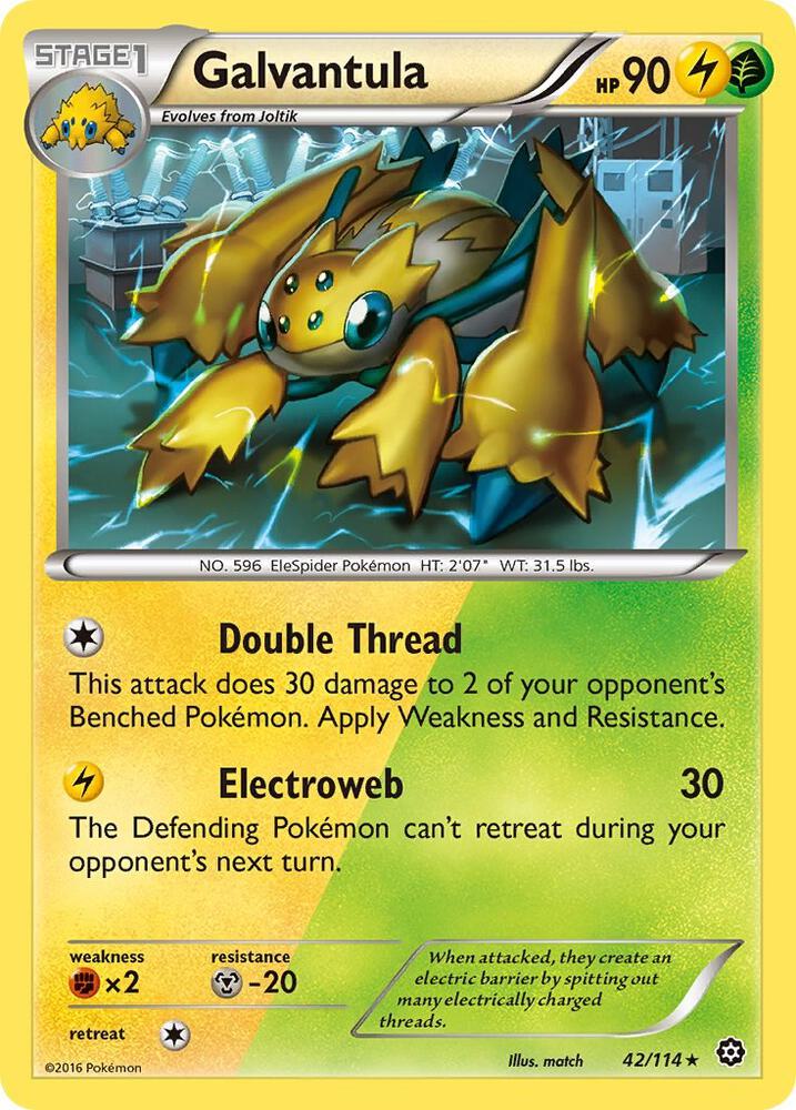 Galvantula (42/114) [XY Steam Siege]
