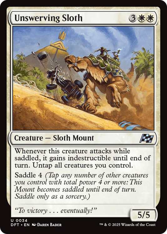 Unswerving Sloth (DFT-034) - Aetherdrift Foil