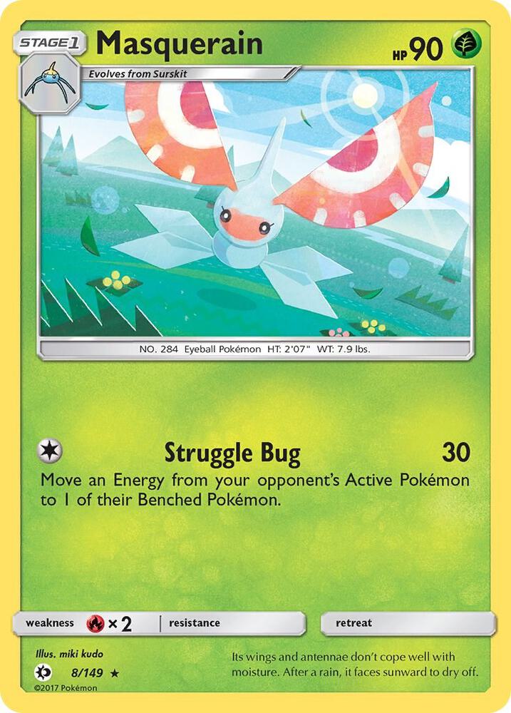 Masquerain (8/149) [SM Base Set]