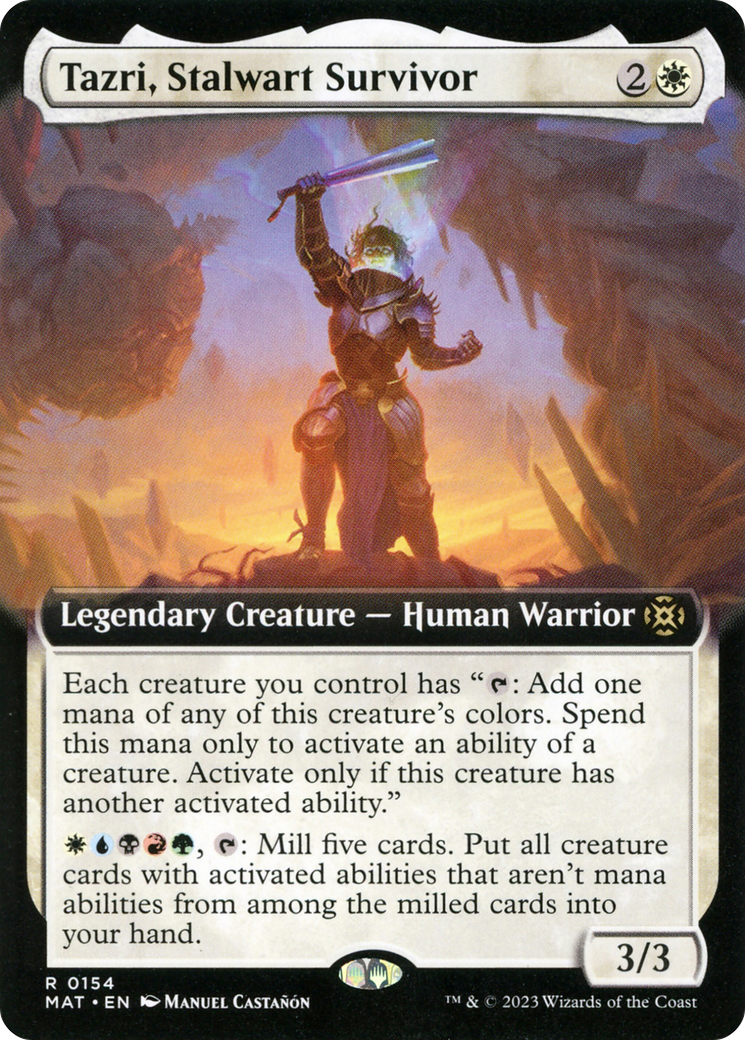 Tazri, Stalwart Survivor (MAT-154) - March of the Machine: The Aftermath: (Extended Art) Foil
