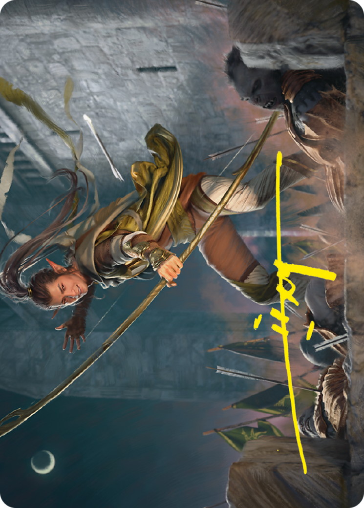 Legolas, Counter of Kills // Legolas, Counter of Kills (ALTR-017) - Tales of Middle-earth Art Series (Borderless)