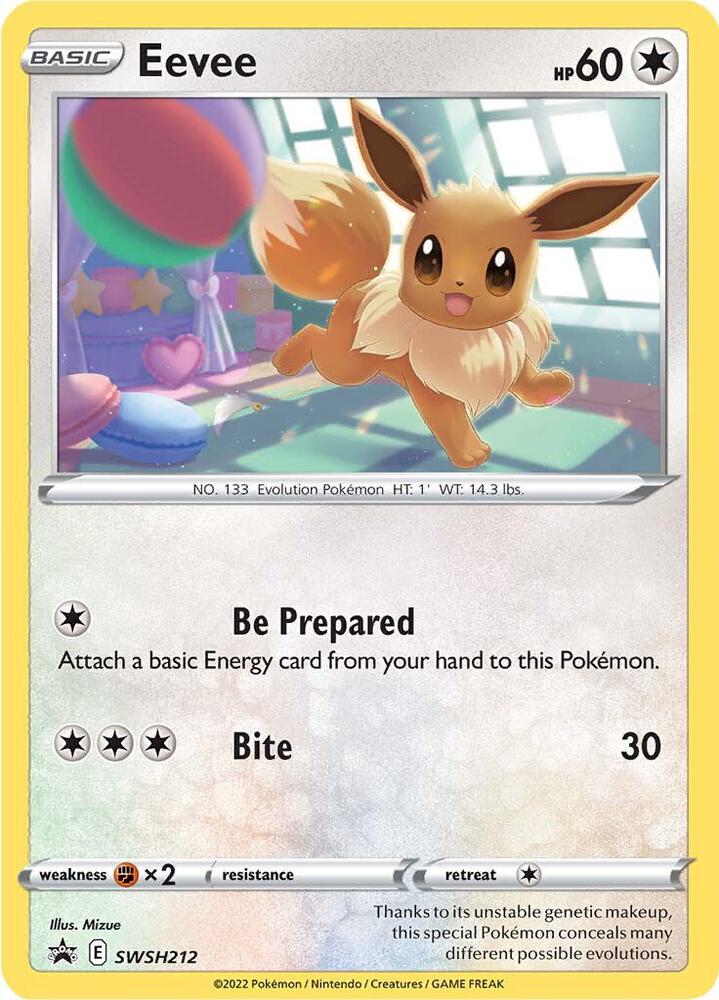 Eevee - SWSH212 [SWSH Sword and Shield Promo Cards]