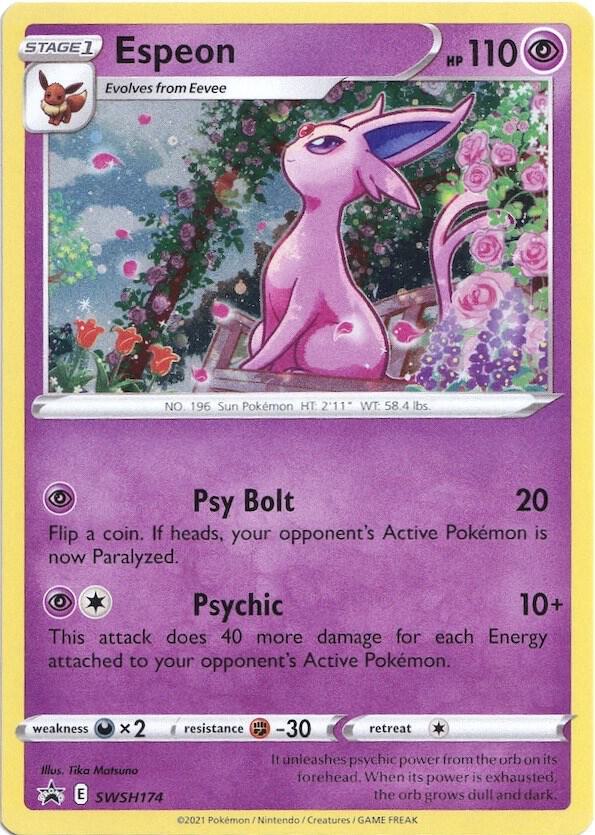 Espeon - SWSH174 [SWSH Sword and Shield Promo Cards]