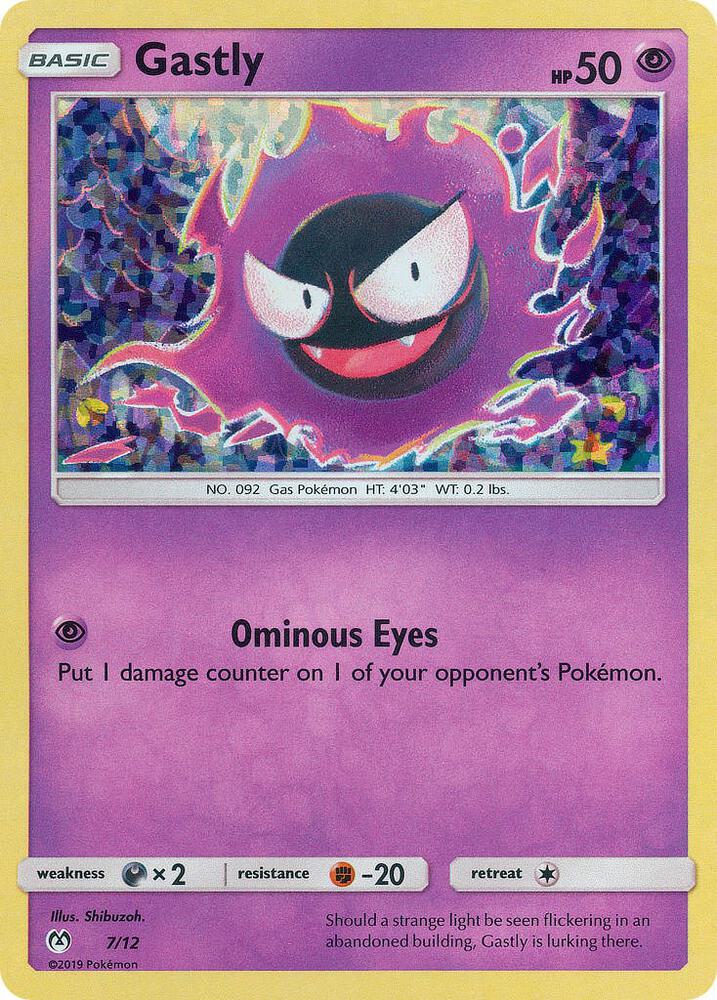 Gastly - 7/12 (007/012) [McDonalds Promos 2019]