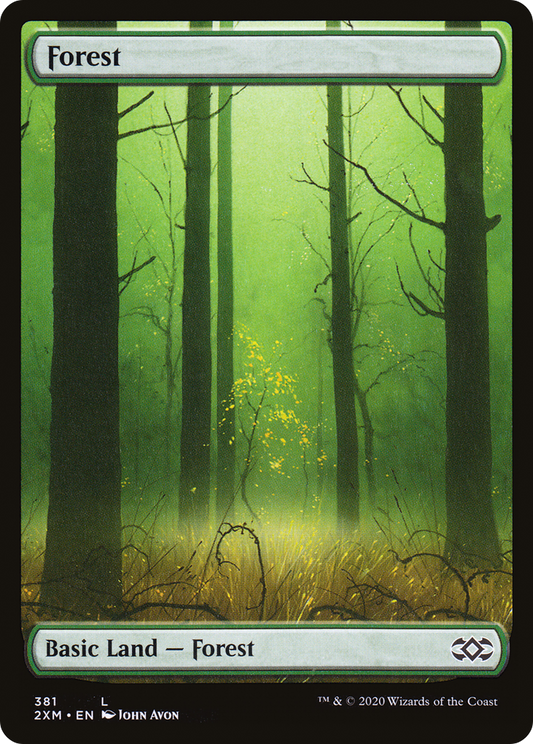 Forest (381) (2XM-381) - Double Masters Foil