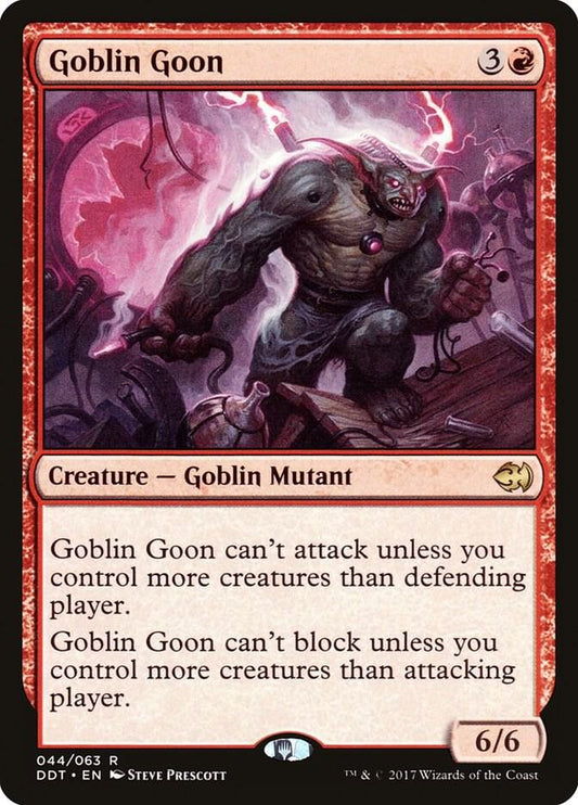 Goblin Goon (44) [Duel Decks: Merfolk vs. Goblins]
