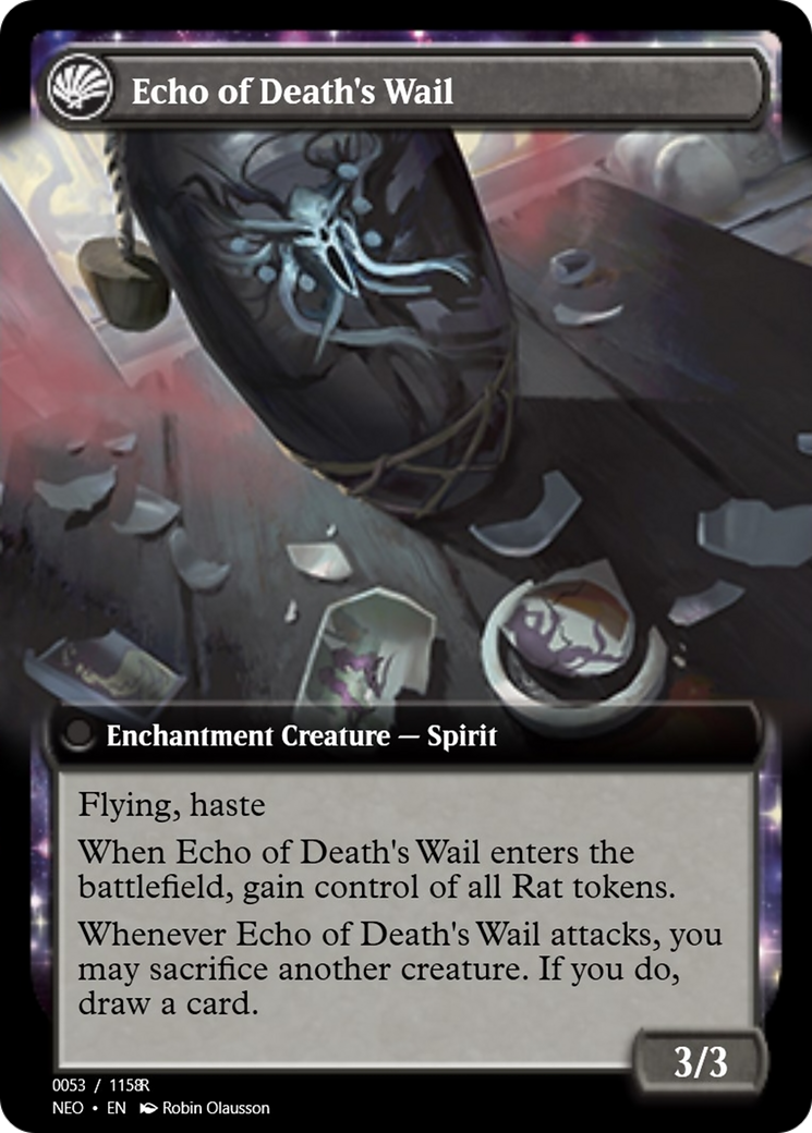 Tribute to Horobi // Echo of Death's Wail (PRM-97969) - Magic Online Promos: (enchantment) Foil
