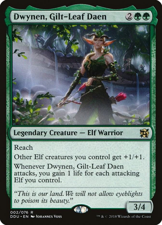 Dwynen, Gilt-Leaf Daen (2) [Duel Decks: Elves vs. Inventors]