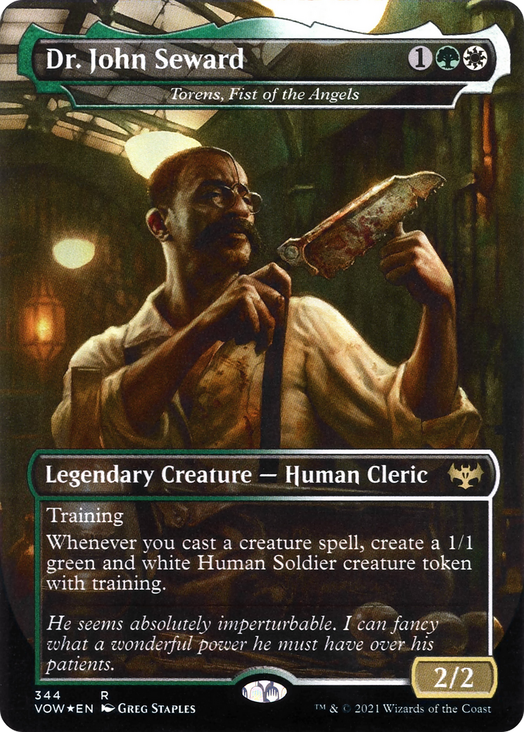 Torens, Fist of the Angels (VOW-344) - Innistrad: Crimson Vow / Dr. John Seward (Borderless)